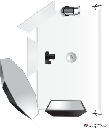 Flat Lay Lighting Diagram Side View by Guest User