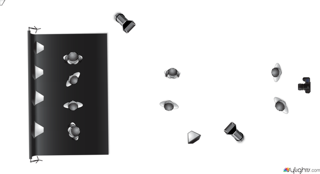 Night Club Lighting Diagram by Guest User